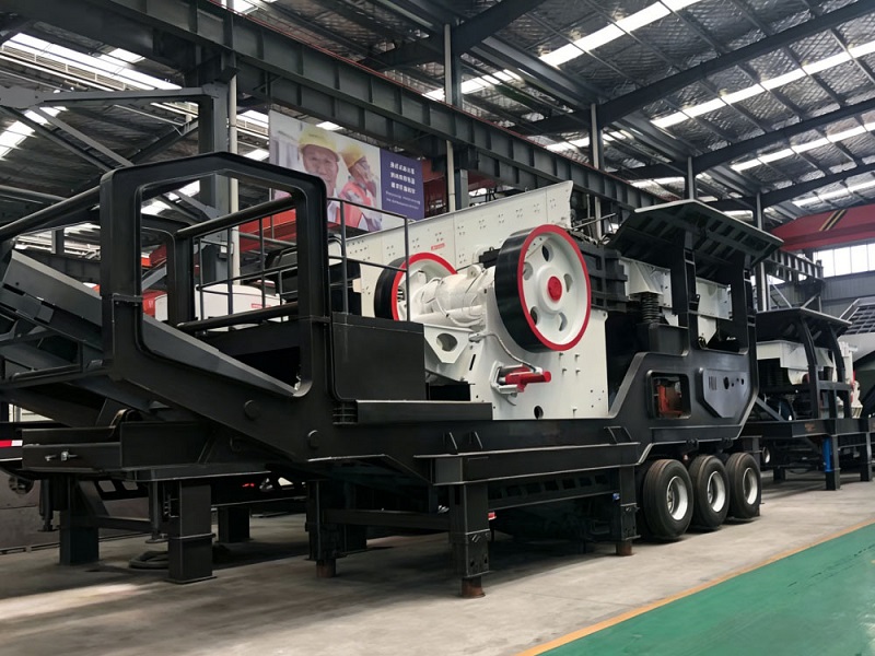 Jaw mobile crushing station