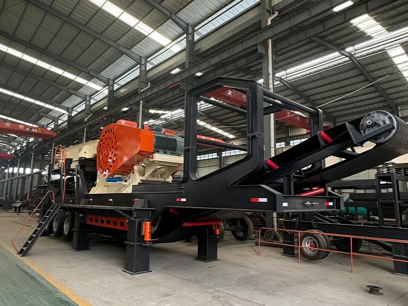 Jaw mobile crushing station